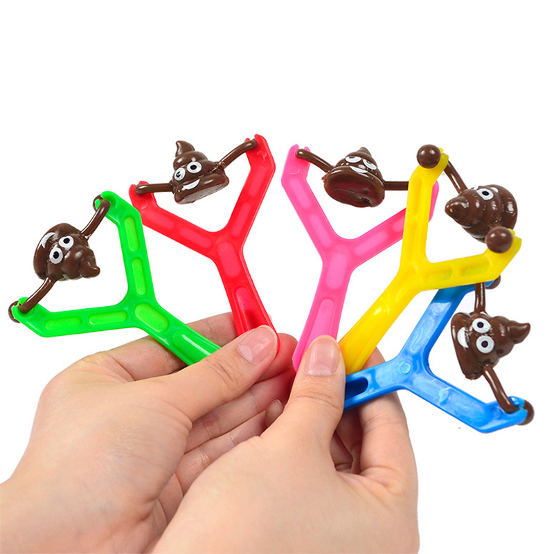 Party Games Adult Birthday - 5Pcs/set Funny Poop Slingshot Prank Fake