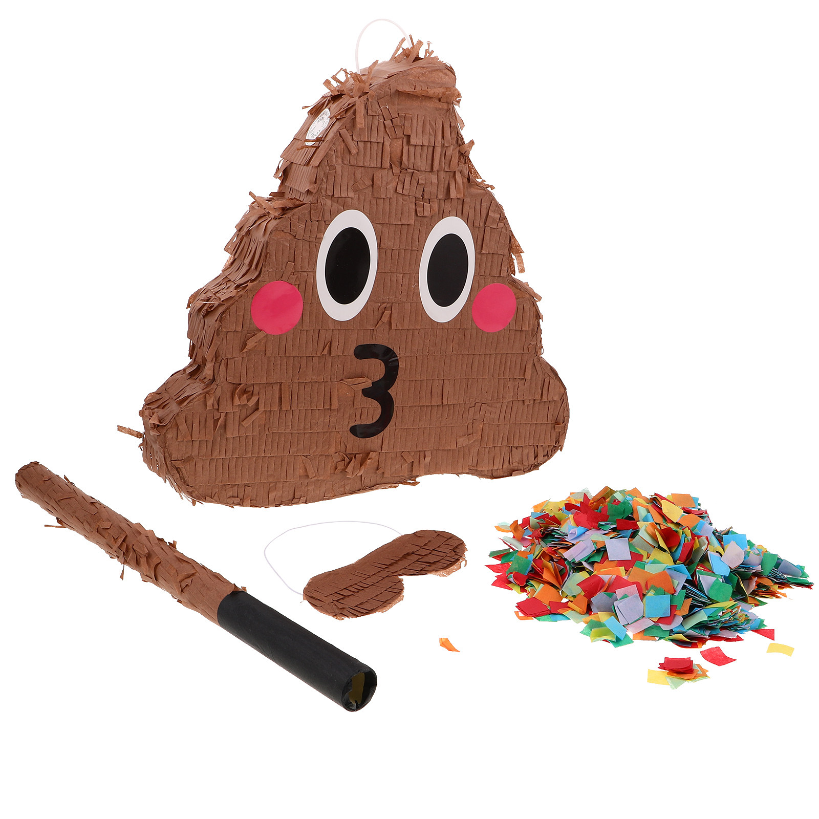 Party Games Adult Birthday - 1Set Funny Poop Pinata with Stick