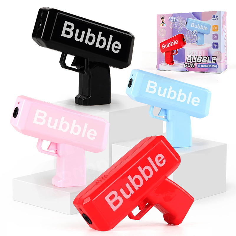 Party Games No Props - Electric Bubble Gun with Sound and