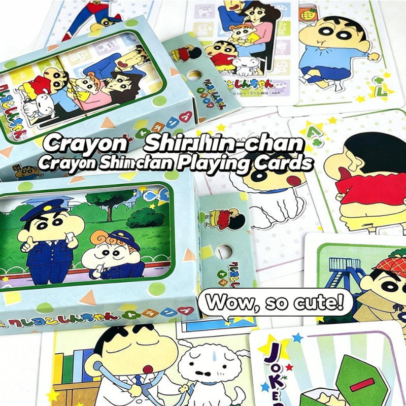 Party Games Good - Crayon Shin-chan Poker Cards Cute Cartoon