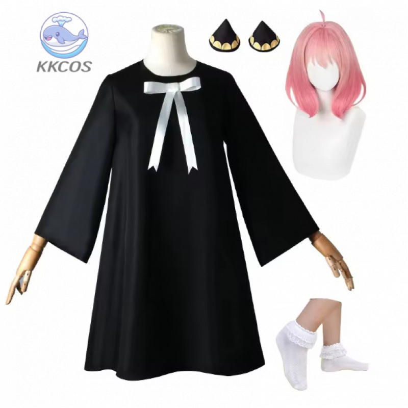 Party Games Spy - Spy Family Anya Forger Black Dress