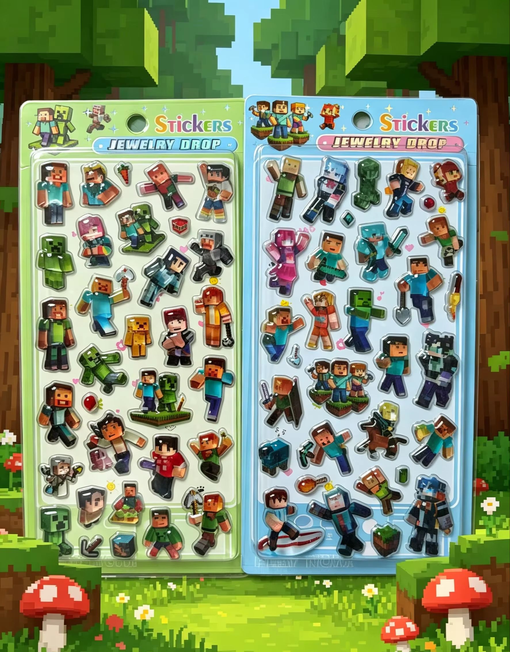 Minecraft Game Epoxy 3D Puffy  - مراجعة Party Games Minecraft وسعره