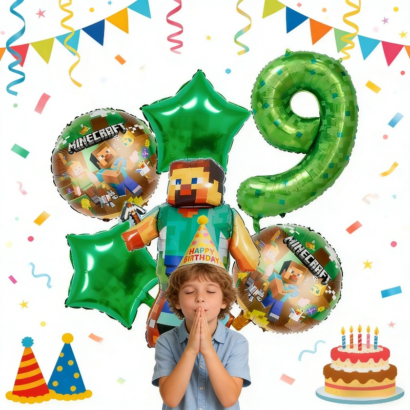 6PCS Game Minecrafts Series Ba - مراجعة Party Games Minecraft وسعره