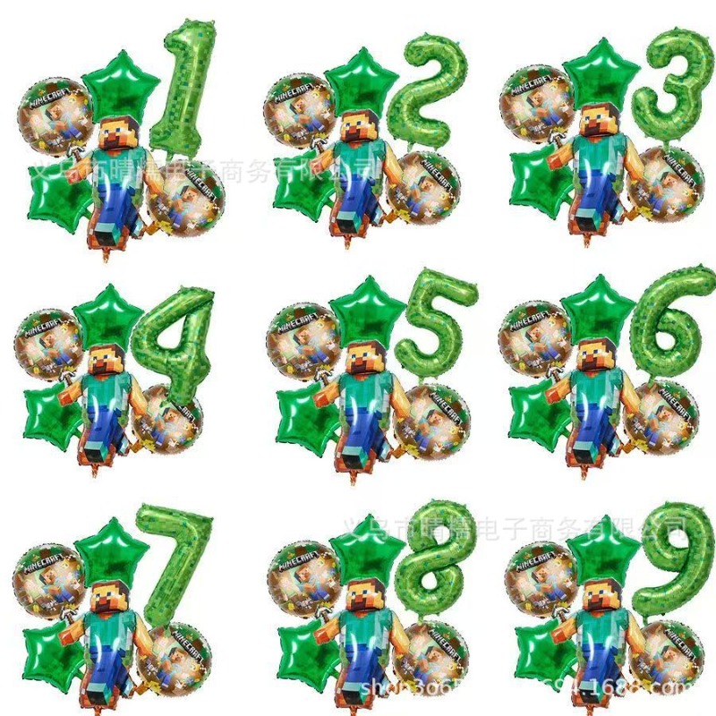 6PCS Game Minecrafts Series Ba - مراجعة Party Games Minecraft وسعره