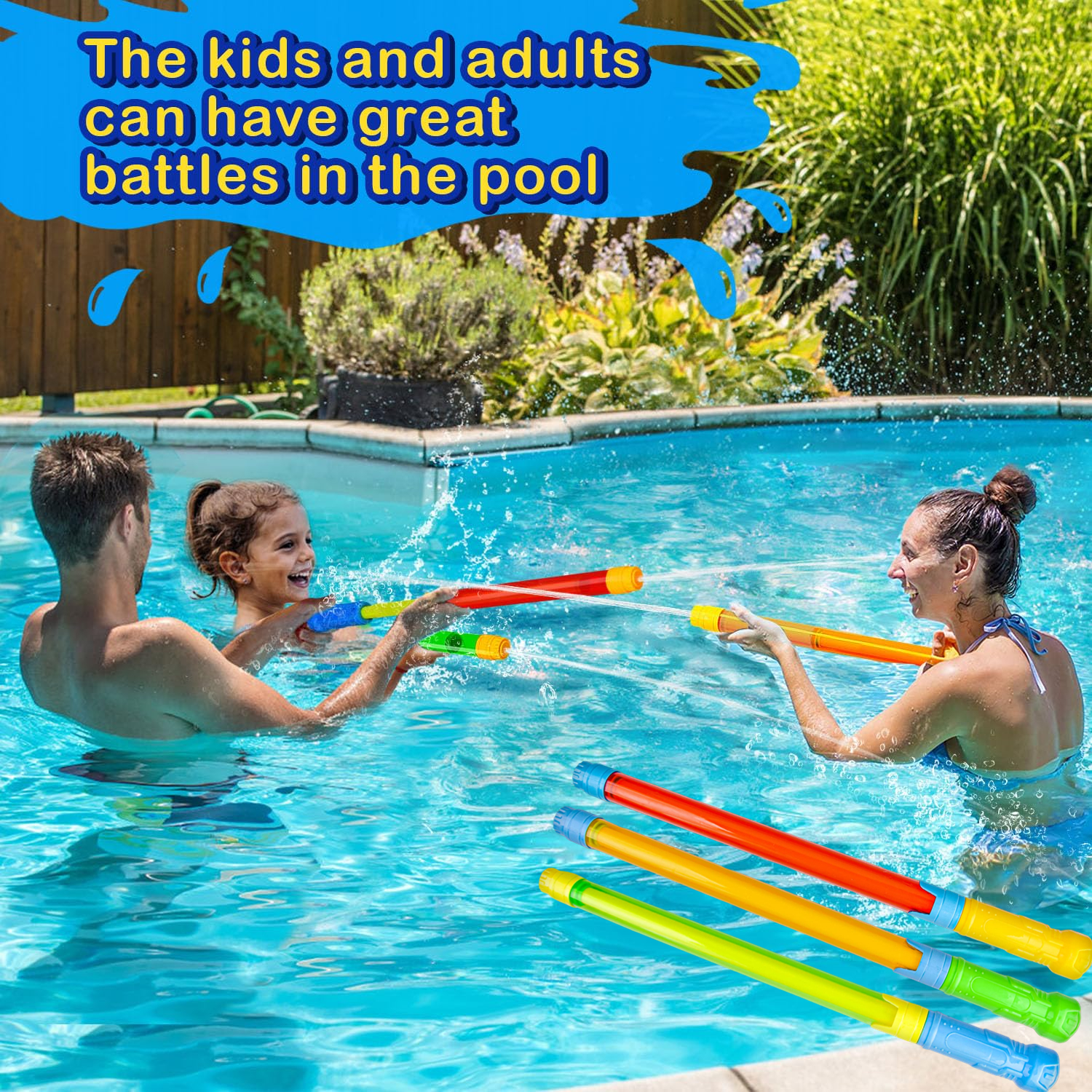6-48PCS Water Guns for Kids Ad - مراجعة Party Games Adult Birthday وسعره