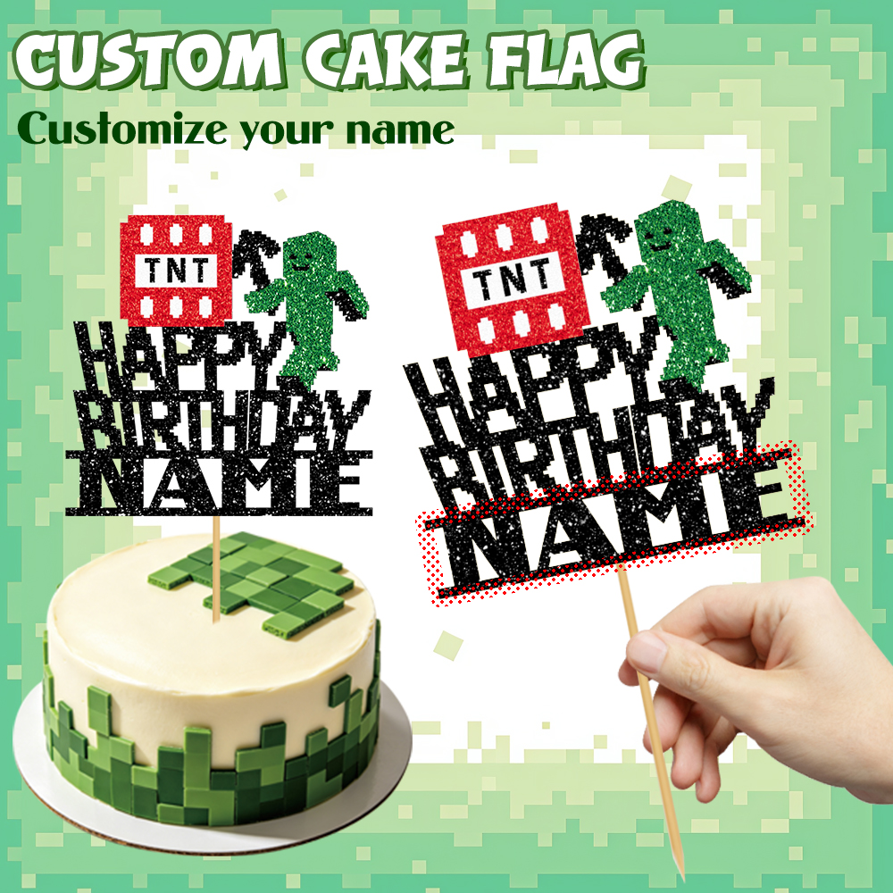 1/3/6 Pcs Of Glitter Minecraft - مراجعة Party Games Minecraft وسعره