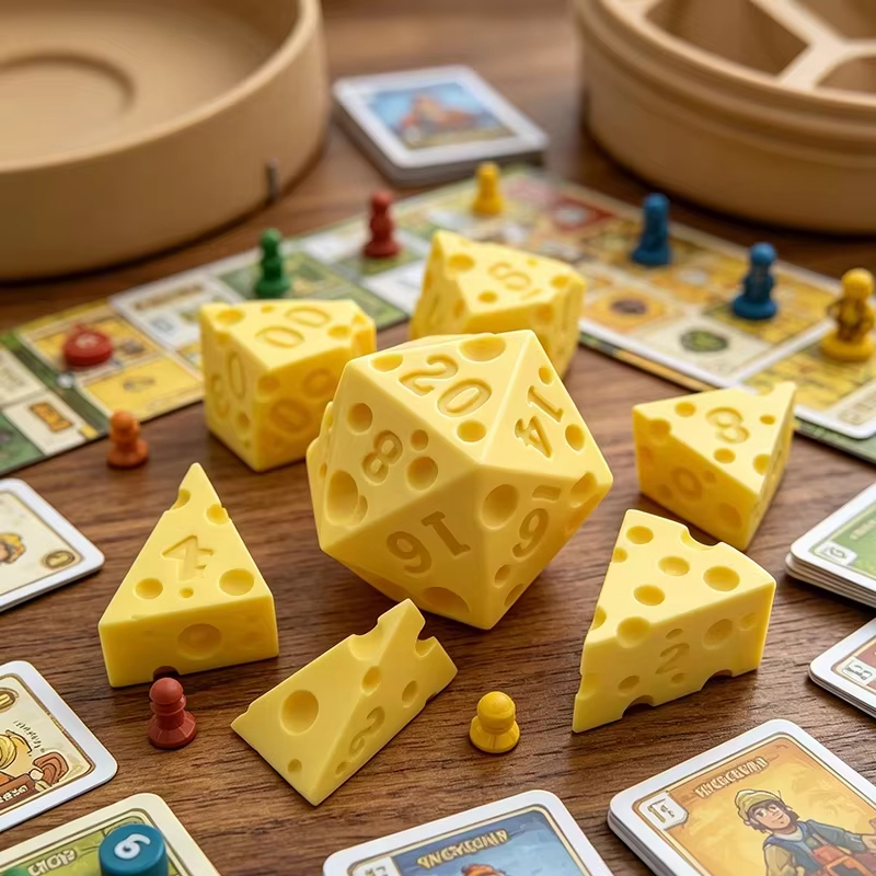 Irregular Cheese Dice Box Orna - مراجعة Party Games Adult Birthday وسعره