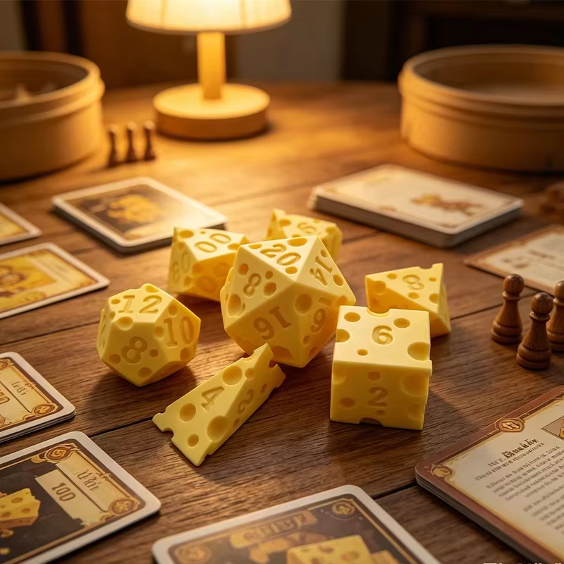 Irregular Cheese Dice Box Orna - مراجعة Party Games Adult Birthday وسعره