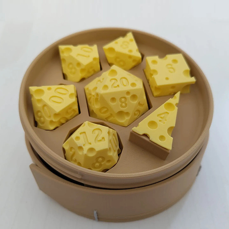 Irregular Cheese Dice Box Orna - مراجعة Party Games Adult Birthday وسعره