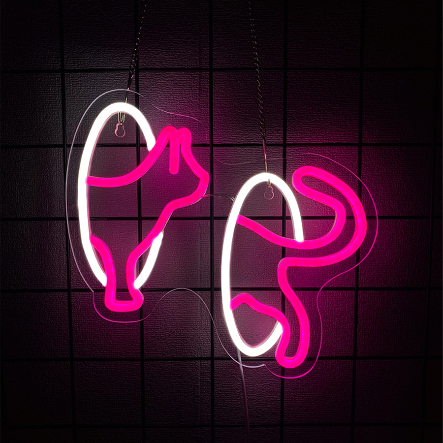 Cat Series Neon Sign For Wall  - مراجعة Party Games Shop وسعره