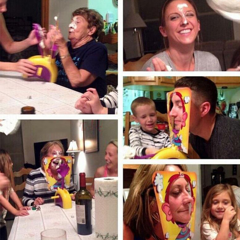 Pie Cream Face Game Family Par - مراجعة Party Games Adult Birthday وسعره