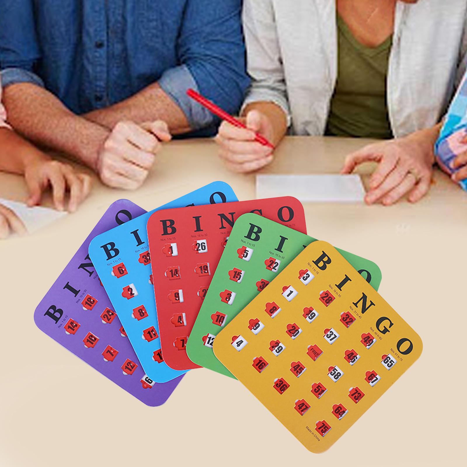 5 Pieces Bingo Game Cards Larg - مراجعة Party Games For Adults Large Group وسعره