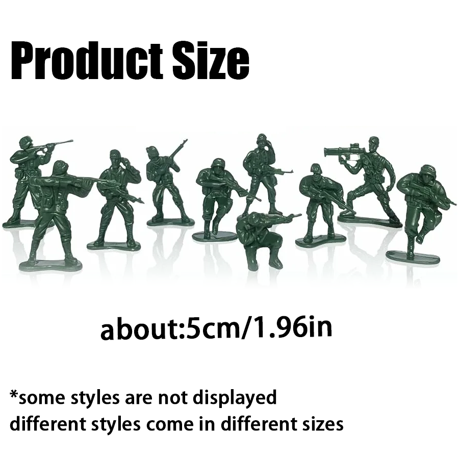 13/36/72pcs Mini Soldiers Mode - مراجعة Party Games Good وسعره