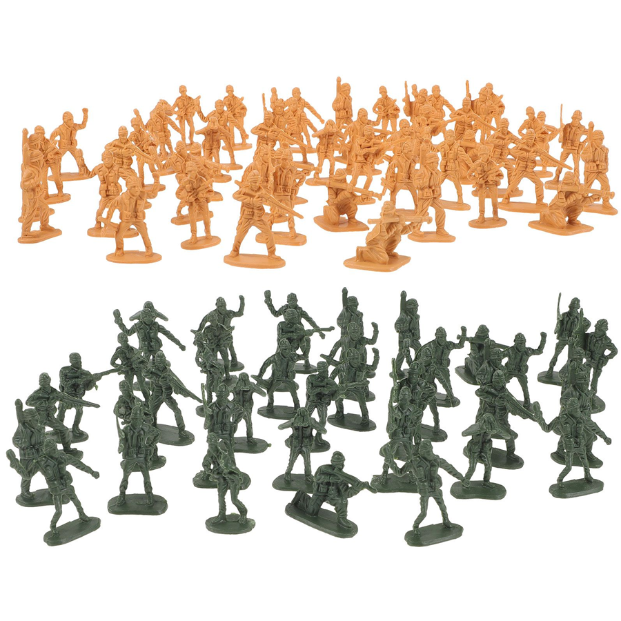 13/36/72pcs Mini Soldiers Mode - مراجعة Party Games Good وسعره