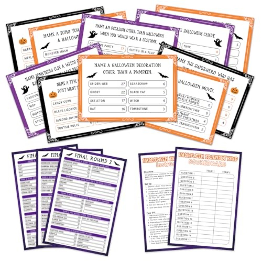 Halloween Games for Adults, Ha - مراجعة Party Games For Adults Large Group وسعره