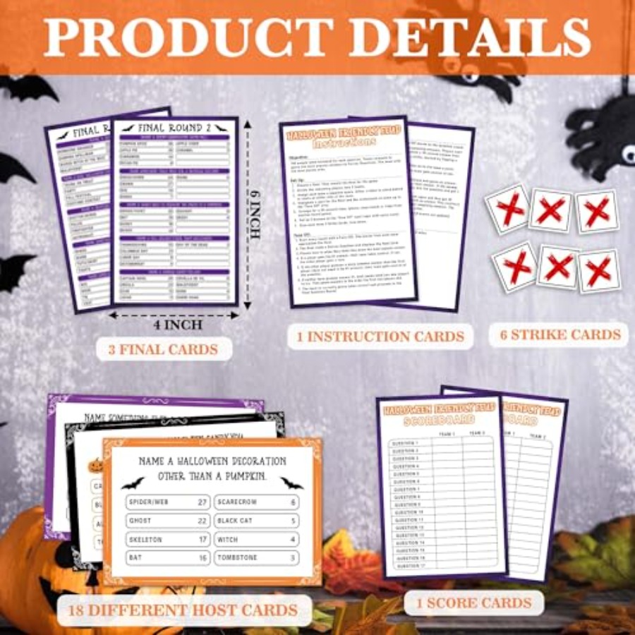 Halloween Games for Adults, Ha - مراجعة Party Games For Adults Large Group وسعره