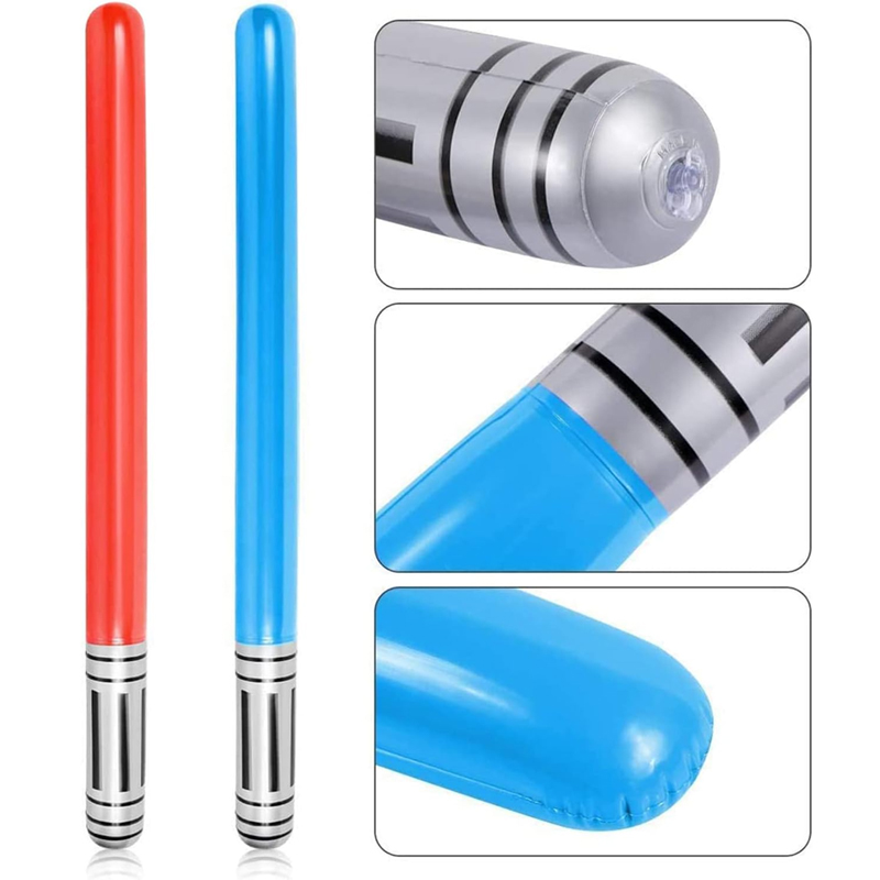 12 Inflatable Swords, Colorful - مراجعة Party Games No Props وسعره
