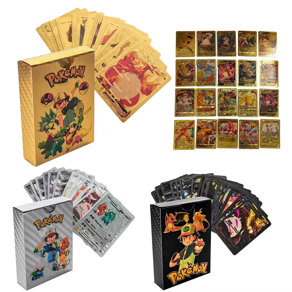 55PCS Pokemon Cards Vmax GX Go - مراجعة Party Games Good وسعره