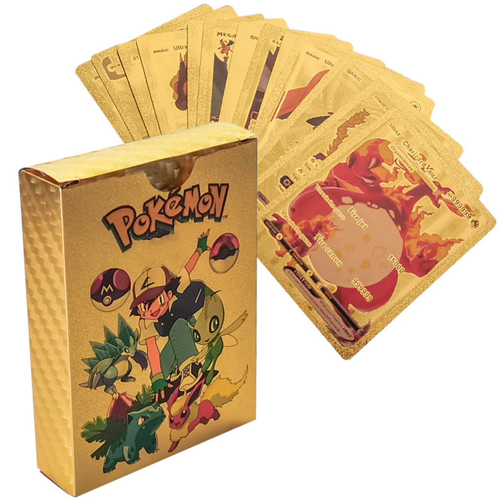 55PCS Pokemon Cards Vmax GX Go - مراجعة Party Games Good وسعره