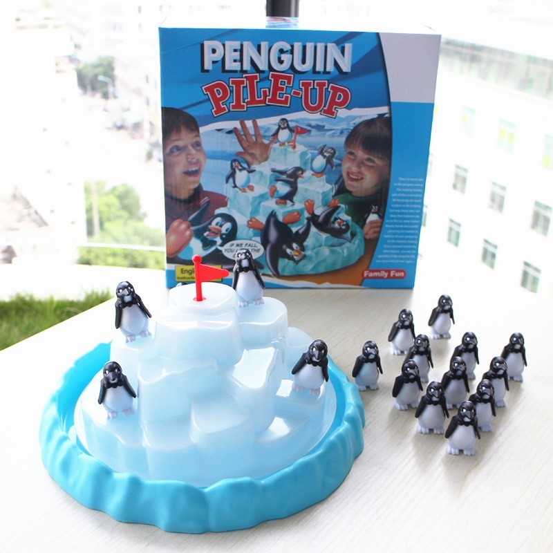 Iceberg Stacked Penguin Balanc - مراجعة Party Games No Props وسعره