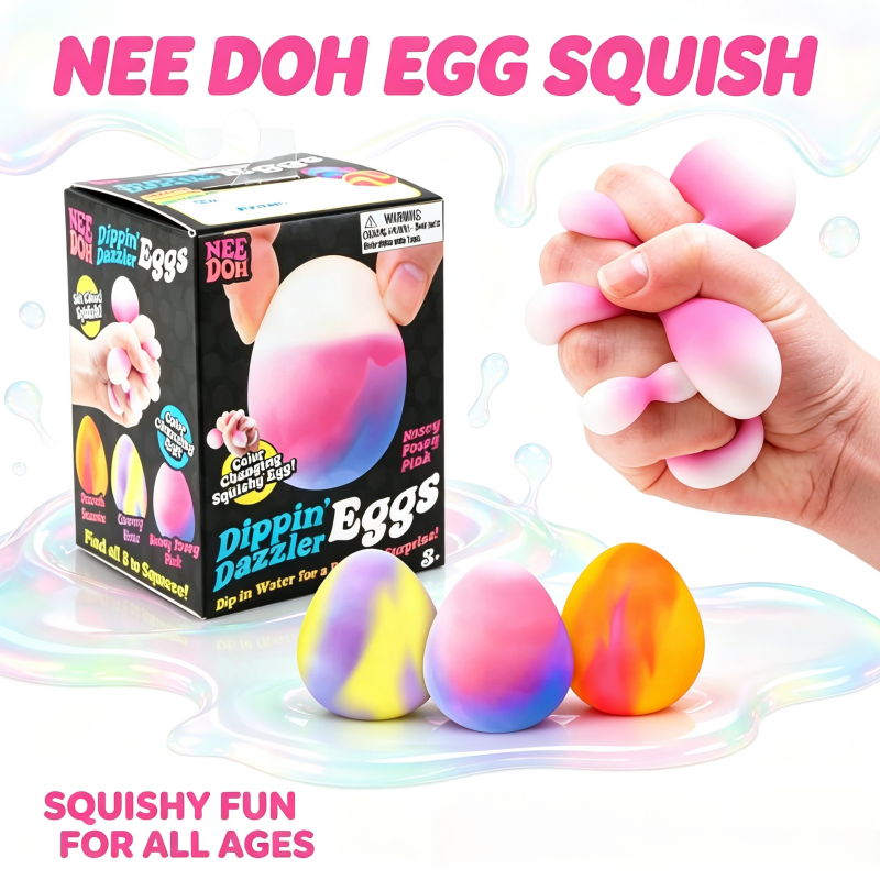 New Nee Doh Golden Egg Hunt Ga - مراجعة Party Games Good وسعره