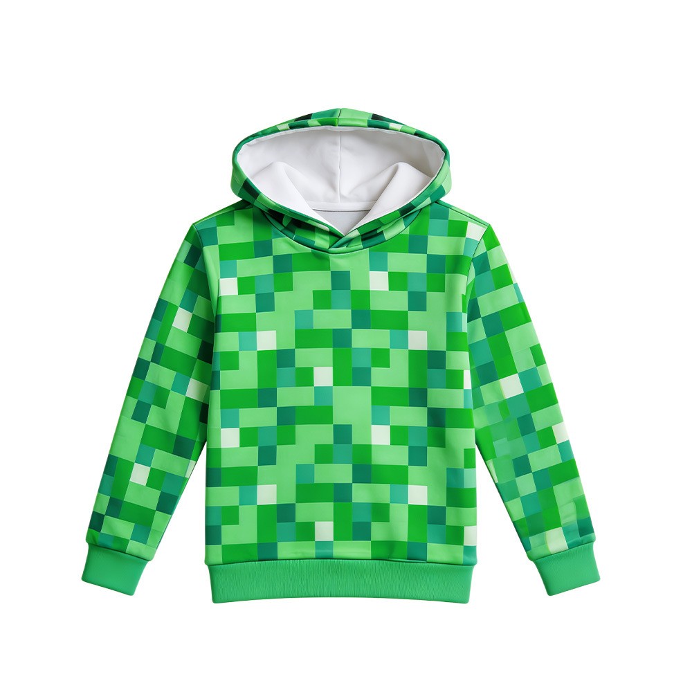 Green Creeper Cosplay Costumes - مراجعة Party Games Minecraft وسعره
