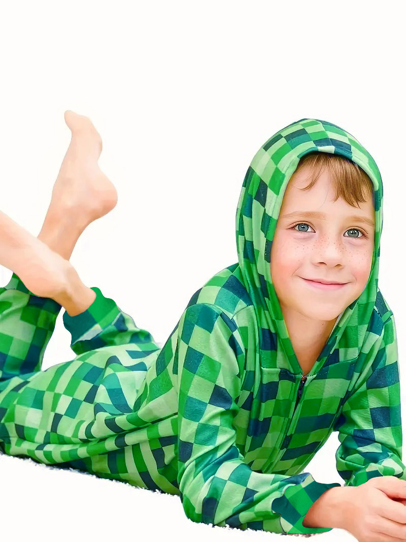 Creeper costume Carnival Boys' - مراجعة Party Games Minecraft وسعره