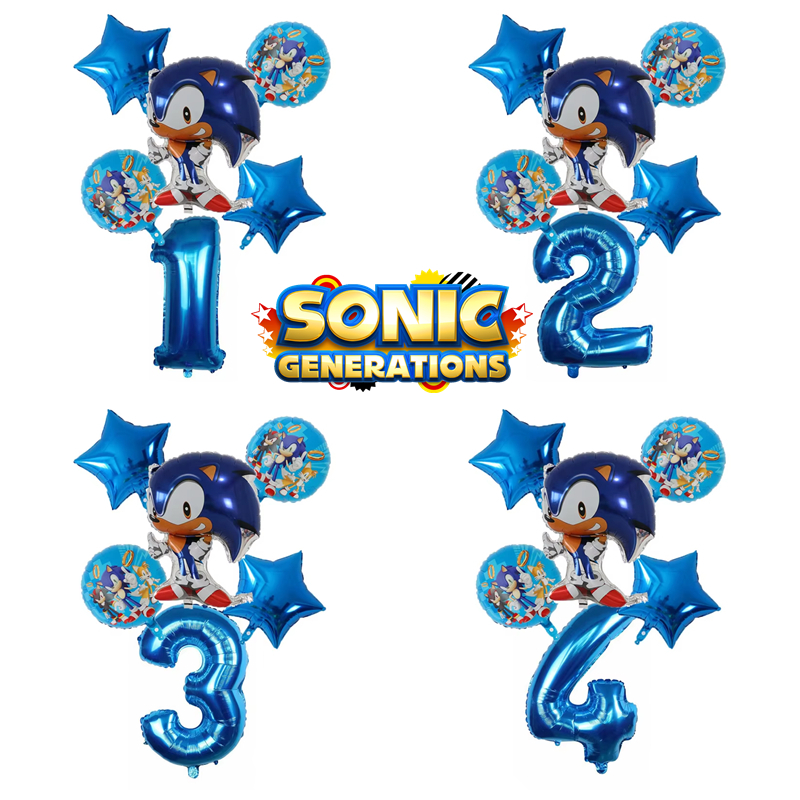 Cartoon Sonic Cartoon Balloon  - مراجعة Party Games No Props وسعره