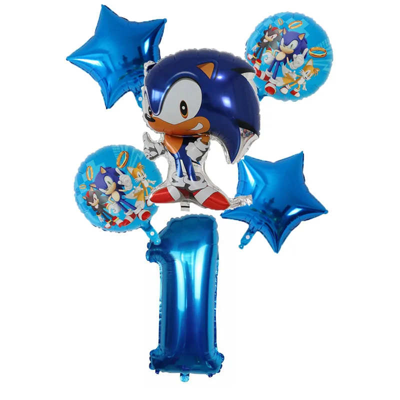 Cartoon Sonic Cartoon Balloon  - مراجعة Party Games No Props وسعره