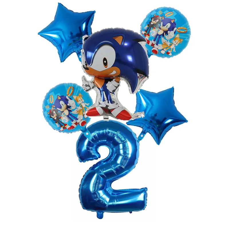 Cartoon Sonic Cartoon Balloon  - مراجعة Party Games No Props وسعره