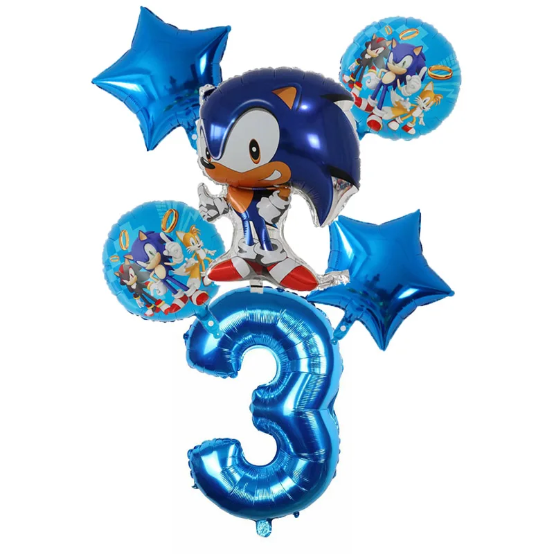 Cartoon Sonic Cartoon Balloon  - مراجعة Party Games No Props وسعره