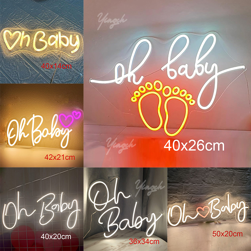 Oh Baby Neon Sign Love Heart L - مراجعة Party Games Shop وسعره