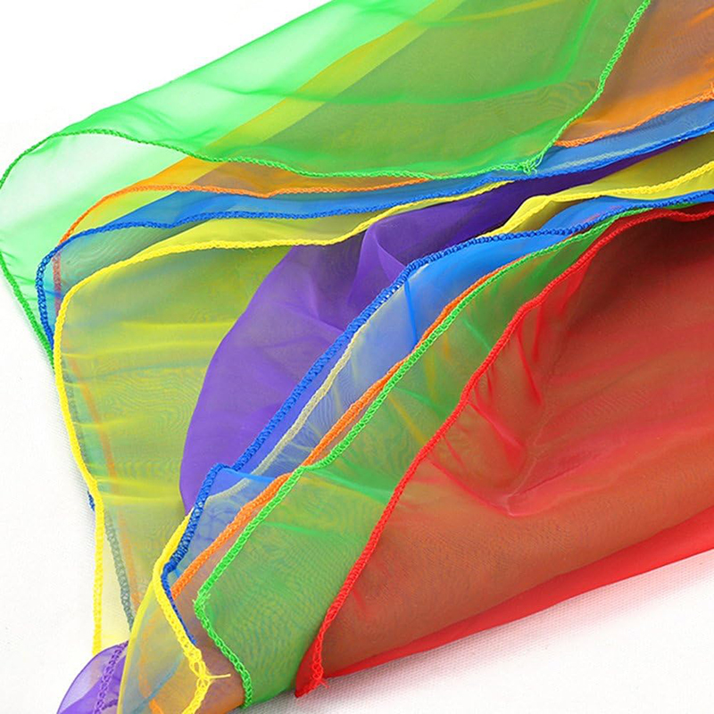 Six Color Silk Scarf Party Fav - مراجعة Party Games No Props وسعره