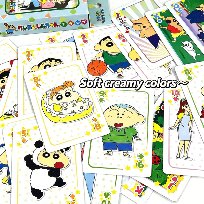 Crayon Shin-chan Poker Cards C - مراجعة Party Games Good وسعره