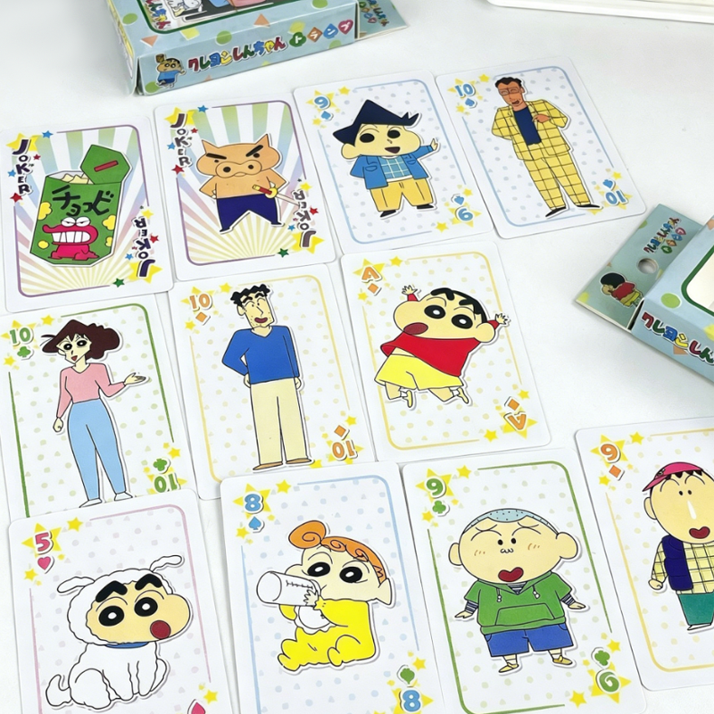 Crayon Shin-chan Poker Cards C - مراجعة Party Games Good وسعره