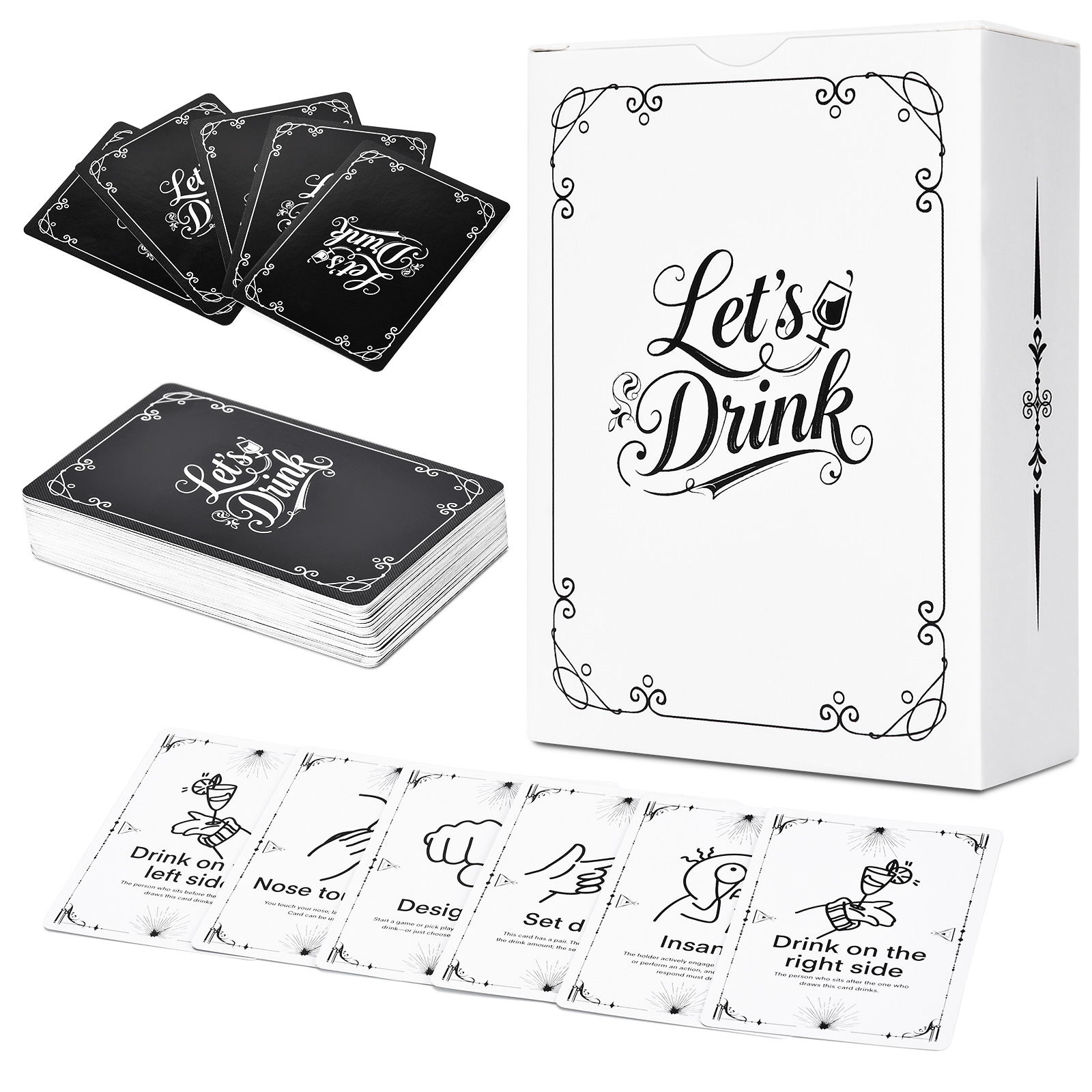 Adult Drinking Game Cards – 52 - مراجعة Party Games Adult Birthday وسعره