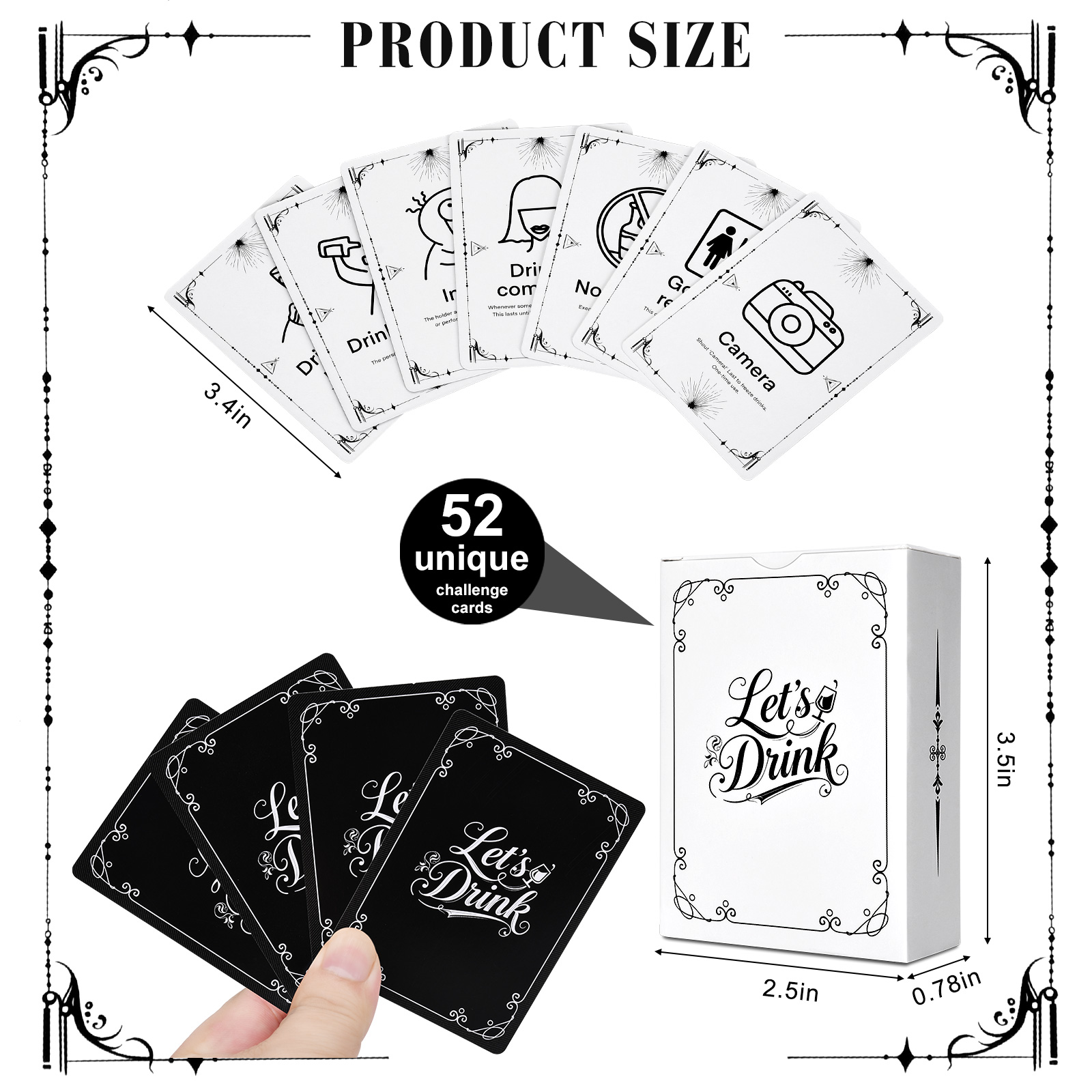 Adult Drinking Game Cards – 52 - مراجعة Party Games Adult Birthday وسعره