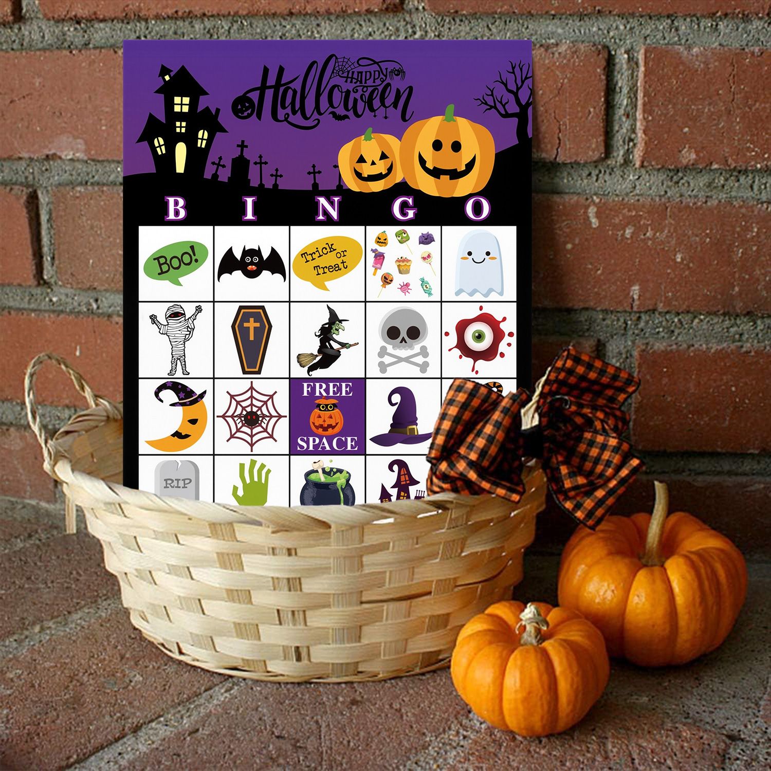 Halloween Bingo Party Table Ca - مراجعة Party Games No Props وسعره