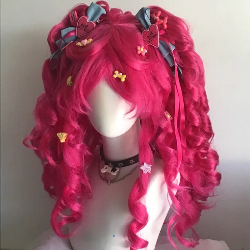 Pony Pinkie Pie Wig Cosplay Ch - مراجعة Party Games Good وسعره