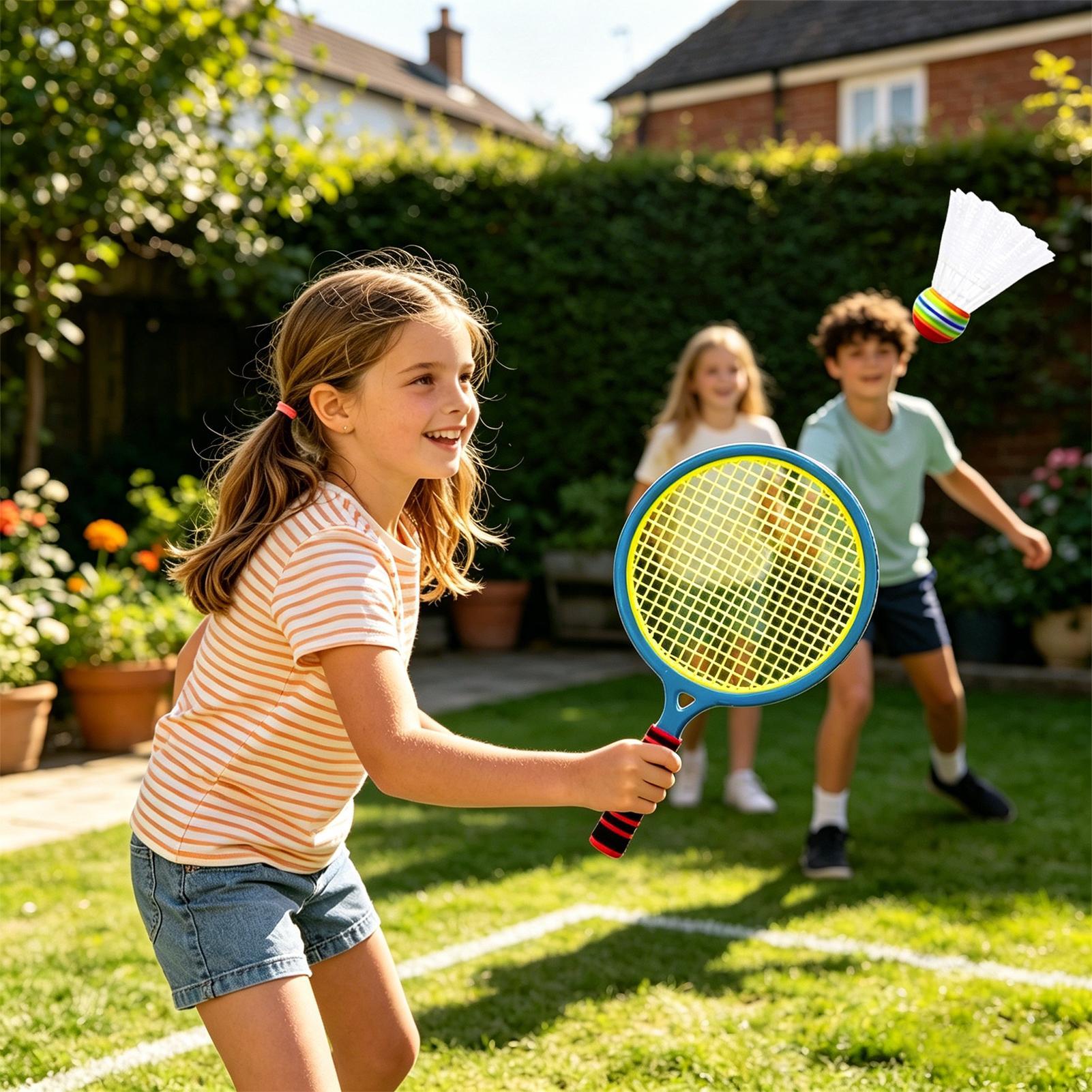 Kids Badminton Rackets Outdoor - مراجعة Badminton Set Garden وسعره